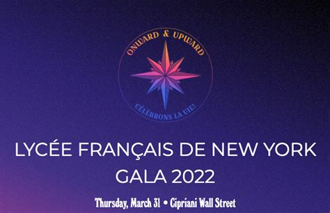 Lycée Gala 2022 – Onward & Upward Looks to the .